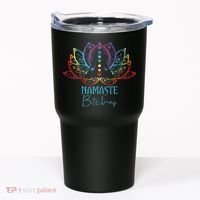 Funny Namaste Bitches Spiritual Sarcasm Zen Yoga Lover Gift Tumbler thumb 0