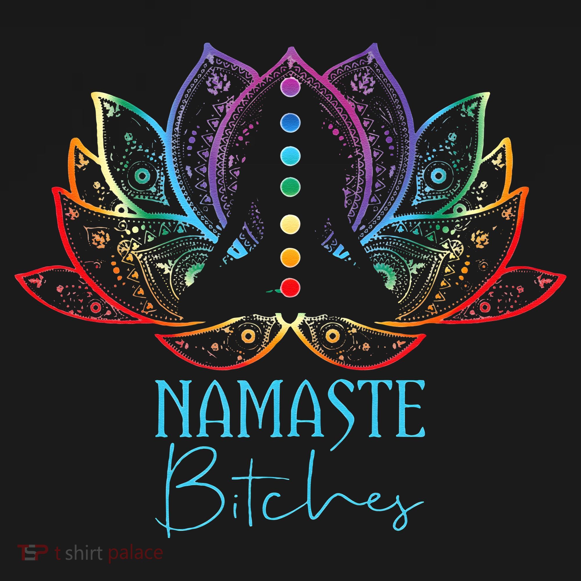 Funny Namaste Bitches Spiritual Sarcasm Zen Yoga Lover Gift Women's Tank Top