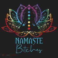 Funny Namaste Bitches Spiritual Sarcasm Zen Yoga Lover Gift Hat thumb 2