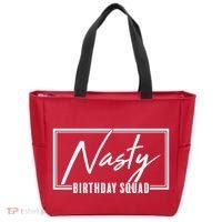 Funny Nasty Birthday Squad Matching Group Shirts Tote Bag thumb 0