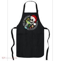 Feliz Navidad Bitchachos Funny Skull Spanish Apron thumb 0