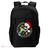 Feliz Navidad Bitchachos Funny Skull Spanish Backpack thumb 0