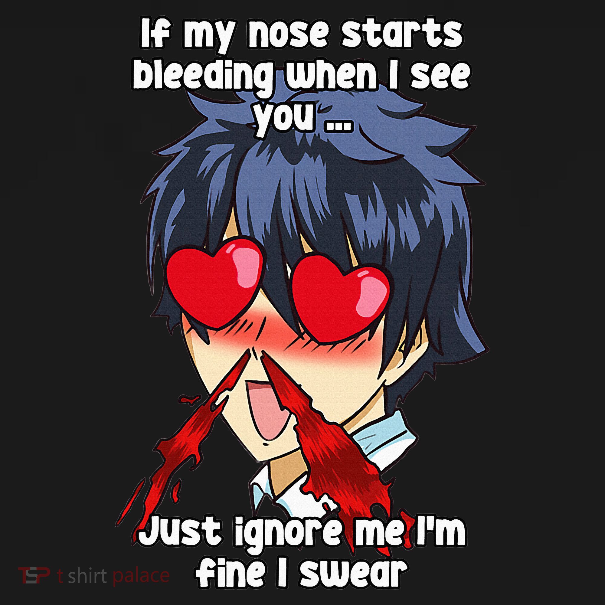 Funny Nose Bleed Anime Perv Simp Otaku Manga Anime Humor Women's Hoodie