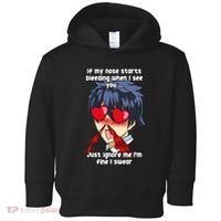 Funny Nose Bleed Anime Perv Simp Otaku Manga Anime Humor Toddler Hoodie thumb 0