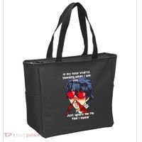 Funny Nose Bleed Anime Perv Simp Otaku Manga Anime Humor Tote Bag thumb 2