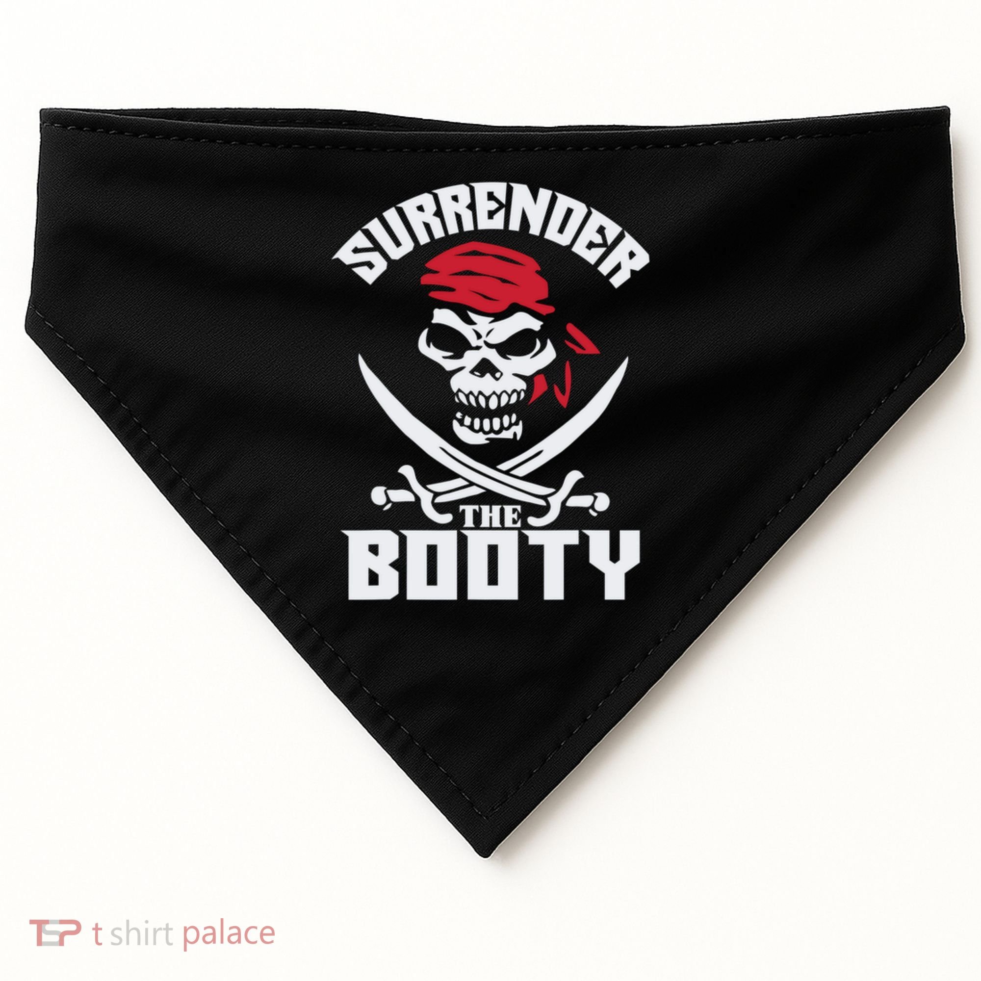 Funny Nice Booty Surrender The Booty Gift USA-Made Doggie Bandana