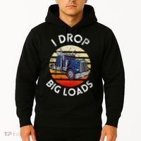 Funny  Novelty Big Rig Truck Drivers Trucker  Hoodie thumb 2