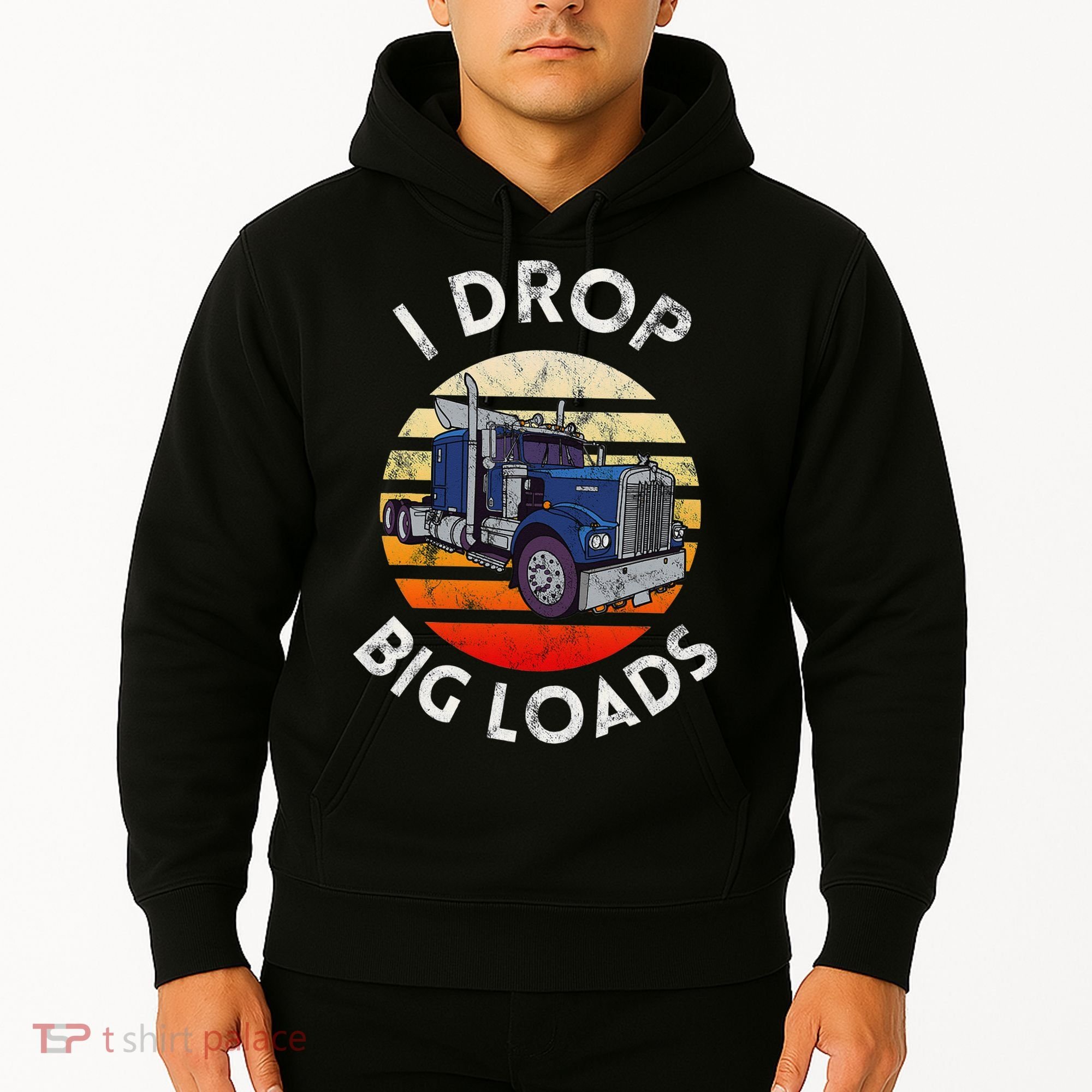 Funny  Novelty Big Rig Truck Drivers Trucker  Hoodie
