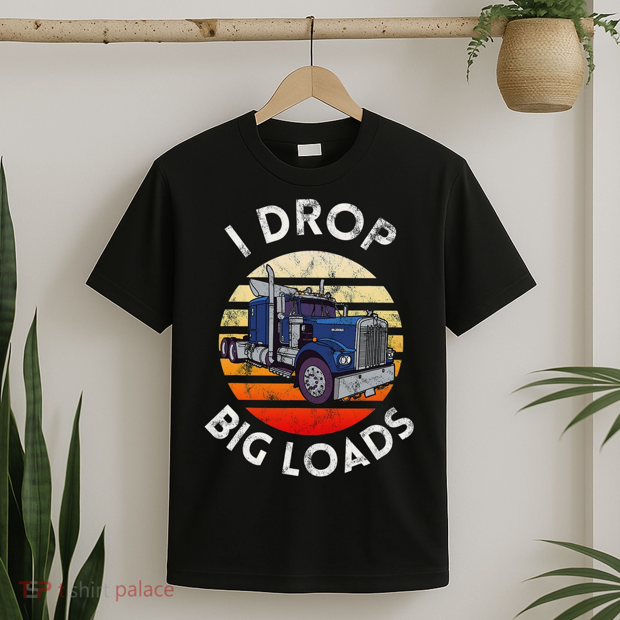 Funny  Novelty Big Rig Truck Drivers Trucker  T-Shirt