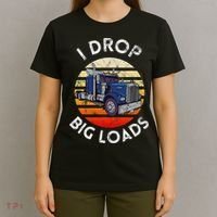 Funny  Novelty Big Rig Truck Drivers Trucker  T-Shirt thumb 4