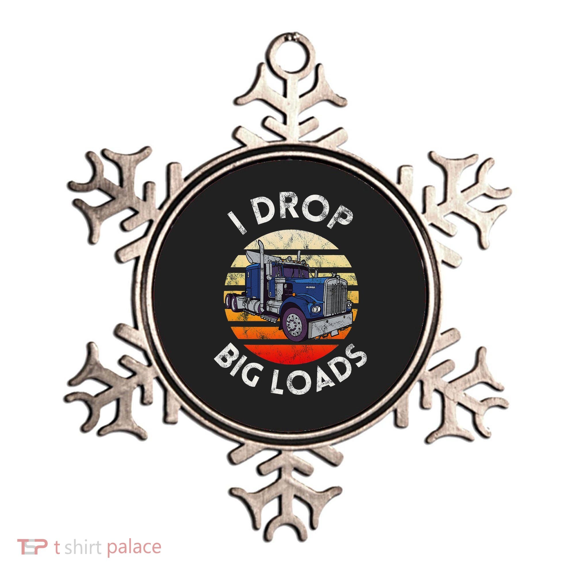 Funny  Novelty Big Rig Truck Drivers Trucker  Ornament
