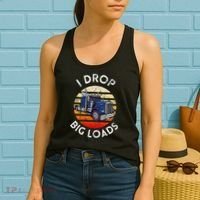 Funny  Novelty Big Rig Truck Drivers Trucker  Women's Tank Top thumb 2