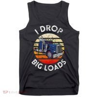 Funny  Novelty Big Rig Truck Drivers Trucker  Tank Top thumb 0