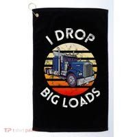 Funny  Novelty Big Rig Truck Drivers Trucker  Golf Towel thumb 0