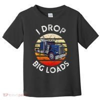 Funny  Novelty Big Rig Truck Drivers Trucker  Toddler T-Shirt thumb 0