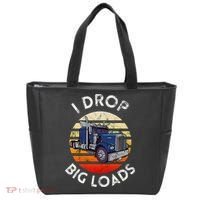 Funny  Novelty Big Rig Truck Drivers Trucker  Tote Bag thumb 0