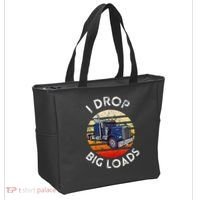 Funny  Novelty Big Rig Truck Drivers Trucker  Tote Bag thumb 2