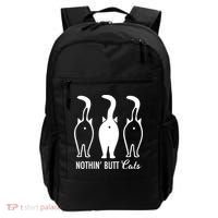 Funny Nothin' Butt Cats Butthole Cat Lover TShirt Backpack thumb 0
