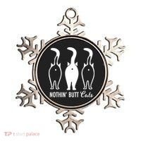 Funny Nothin' Butt Cats Butthole Cat Lover TShirt Ornament thumb 0