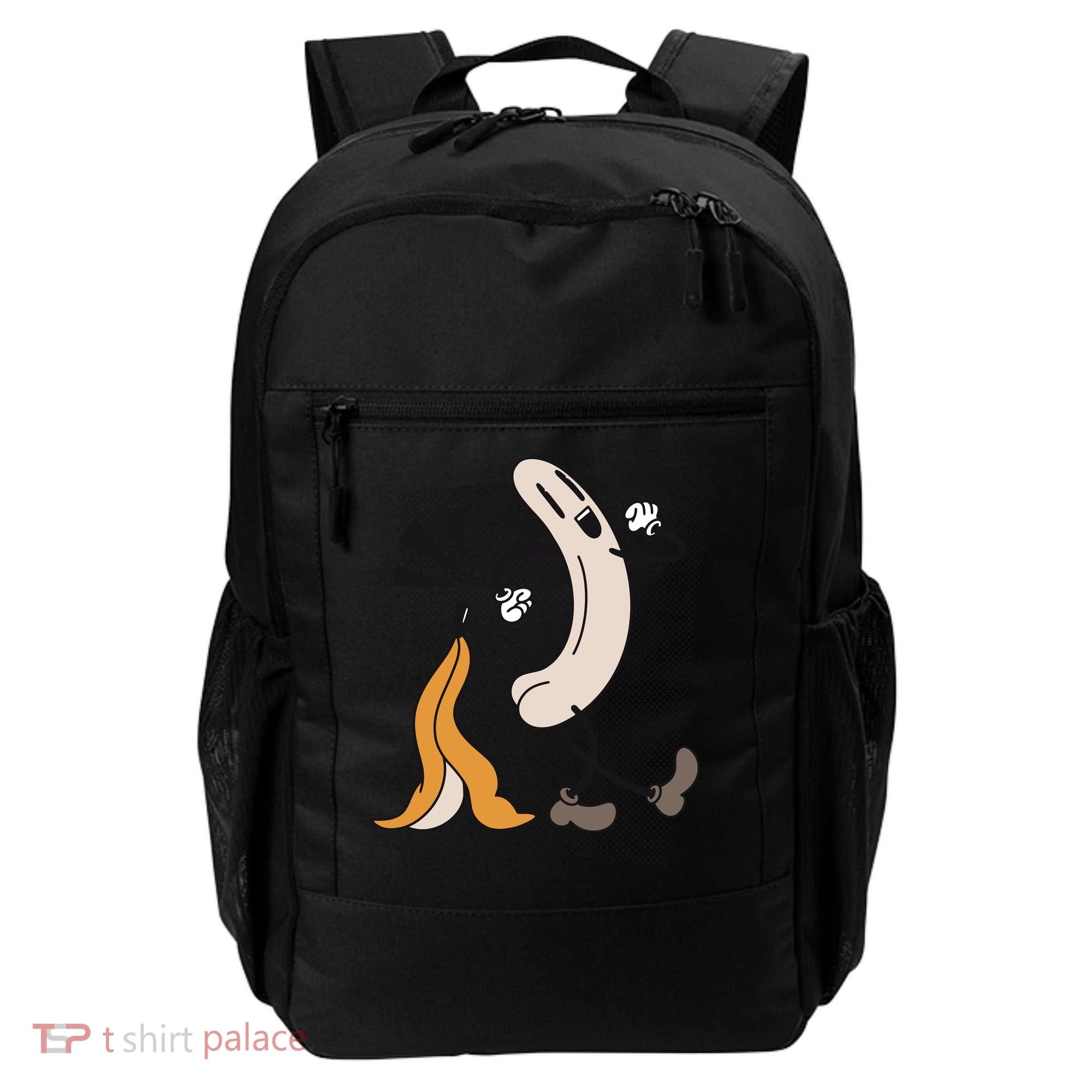 Funny Naked Banana Retro Cartoon 1 Backpack