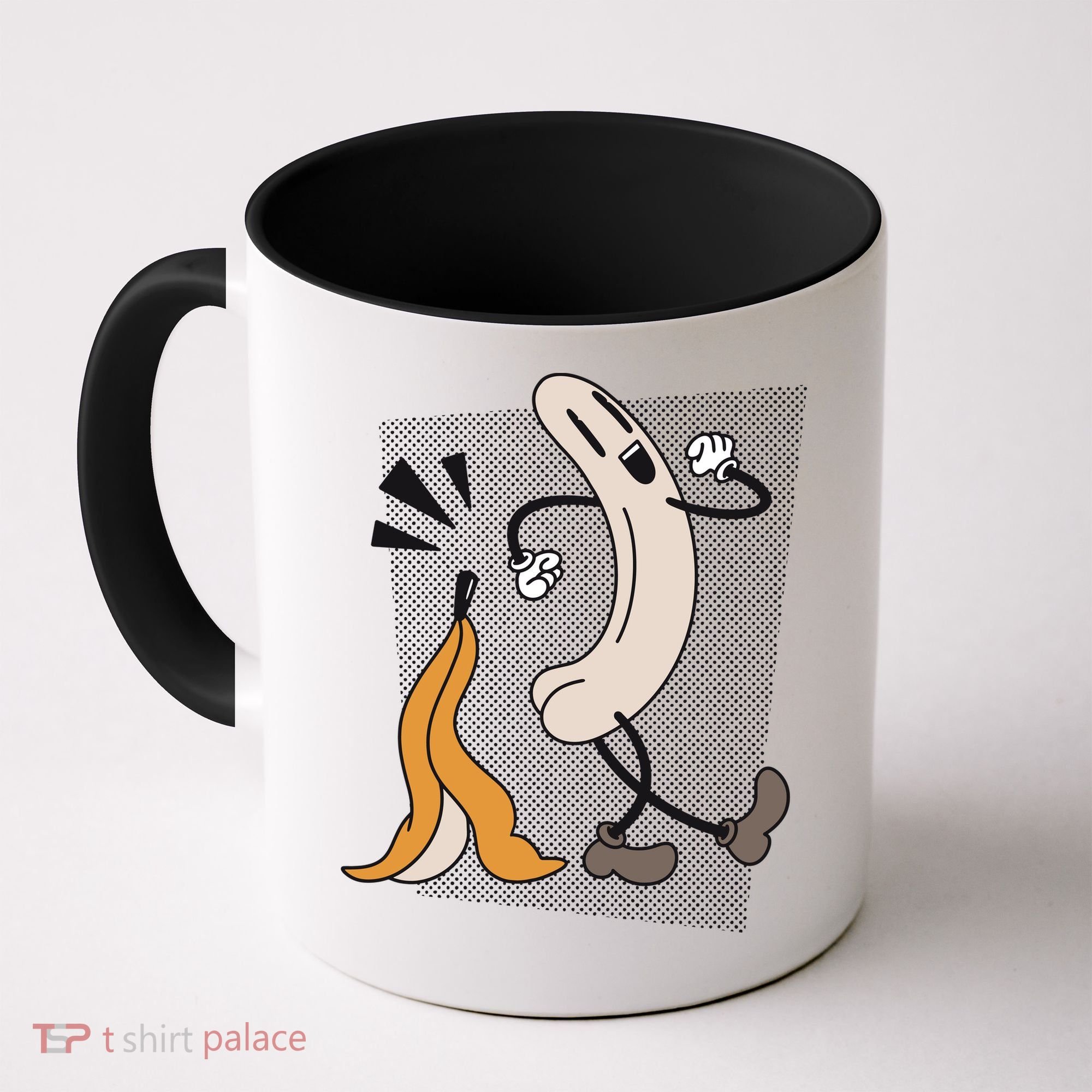 Funny Naked Banana Retro Cartoon 1 Coffee Mug