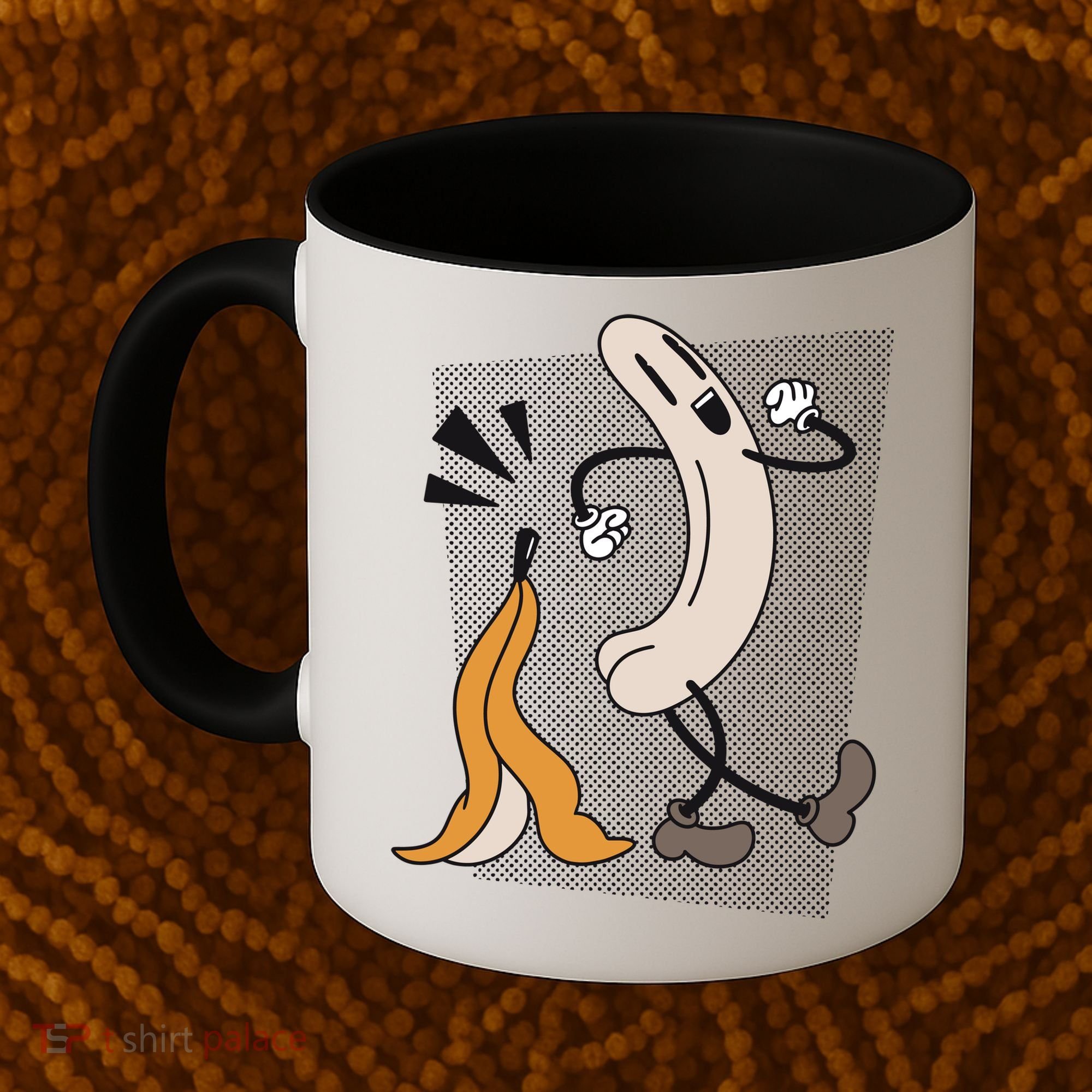 Funny Naked Banana Retro Cartoon 1 Coffee Mug