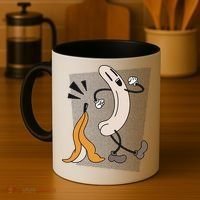 Funny Naked Banana Retro Cartoon 1 Coffee Mug thumb 4