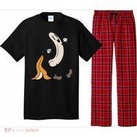 Funny Naked Banana Retro Cartoon 1 Pajama Set thumb 0