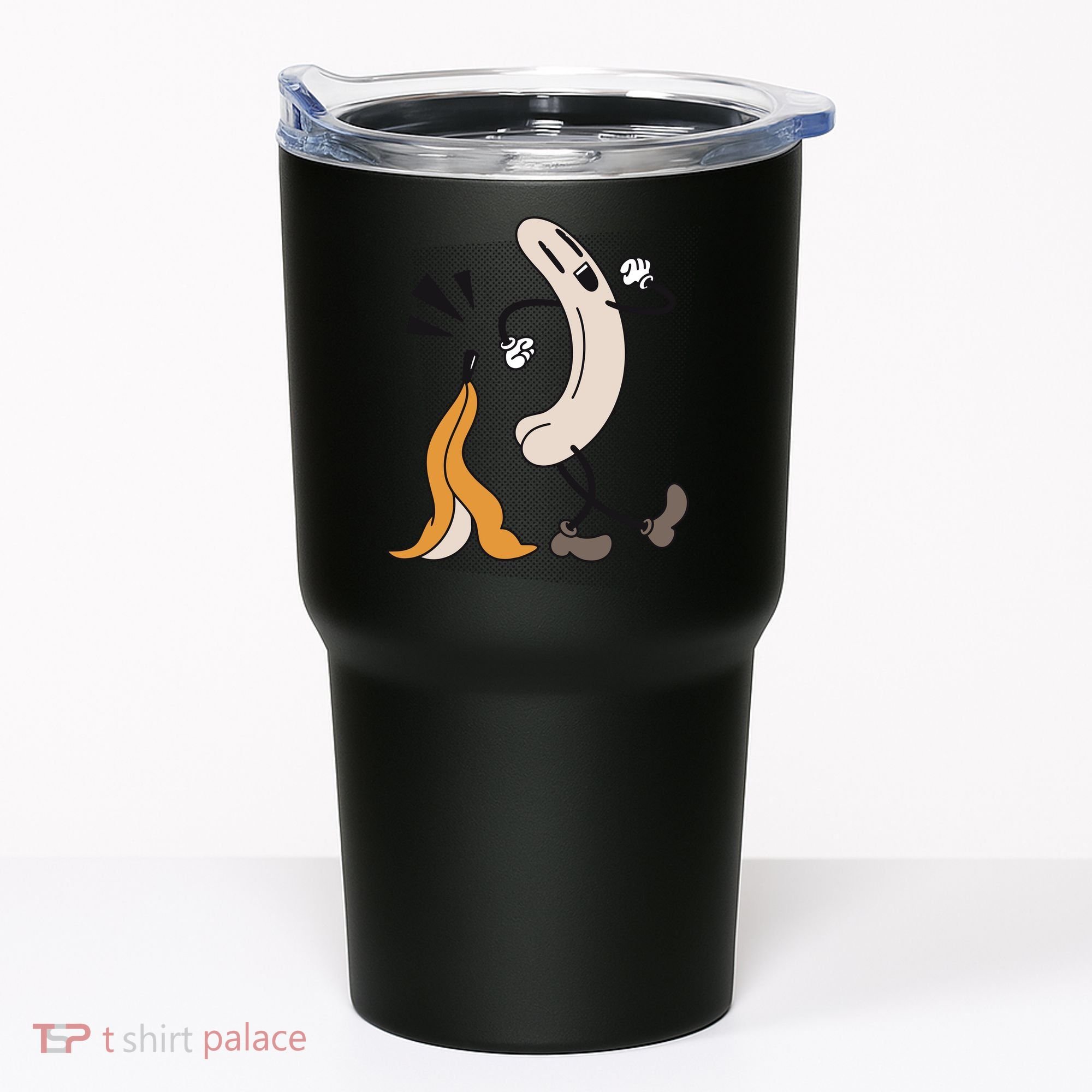 Funny Naked Banana Retro Cartoon 1 Tumbler