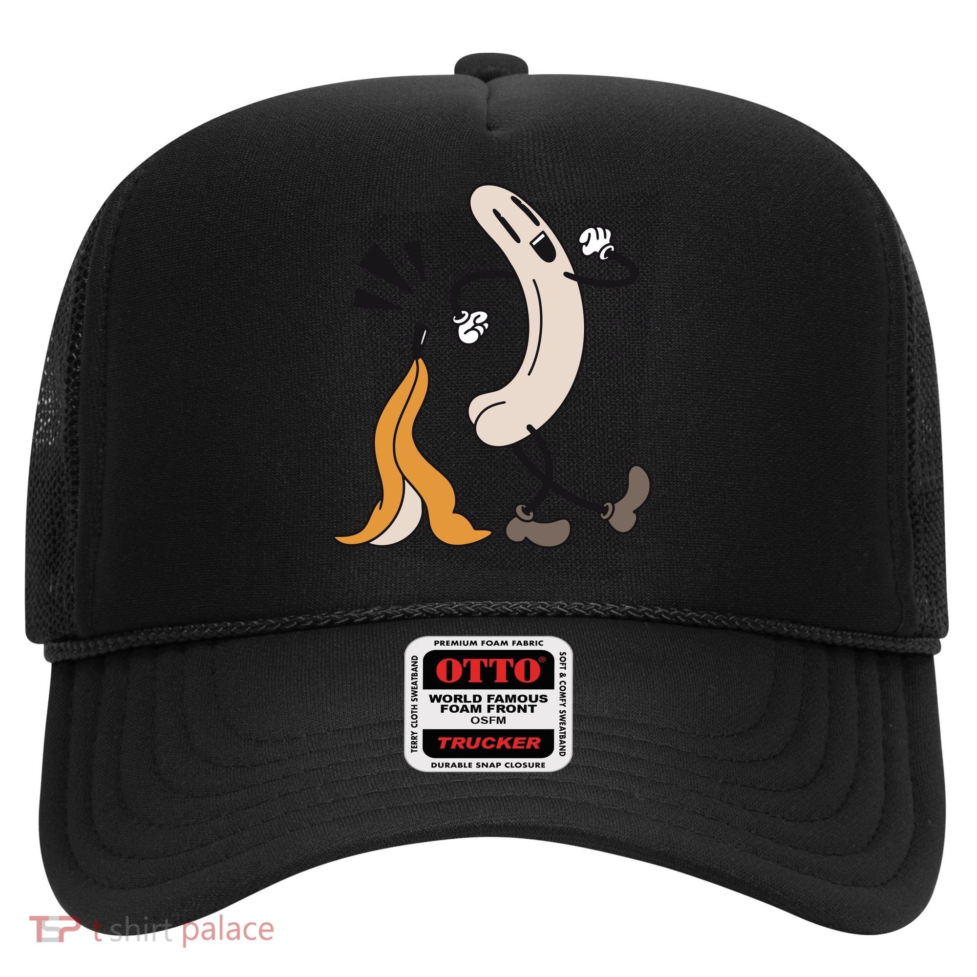 Funny Naked Banana Retro Cartoon 1 Hat