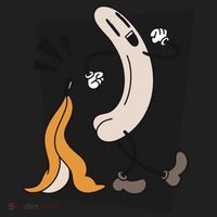 Funny Naked Banana Retro Cartoon 1 Hat thumb 2
