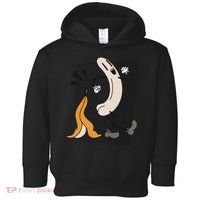 Funny Naked Banana Retro Cartoon 1 Toddler Hoodie thumb 0