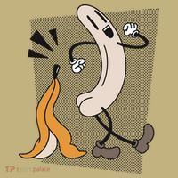 Funny Naked Banana Retro Cartoon 1 Sweatshirt thumb 2