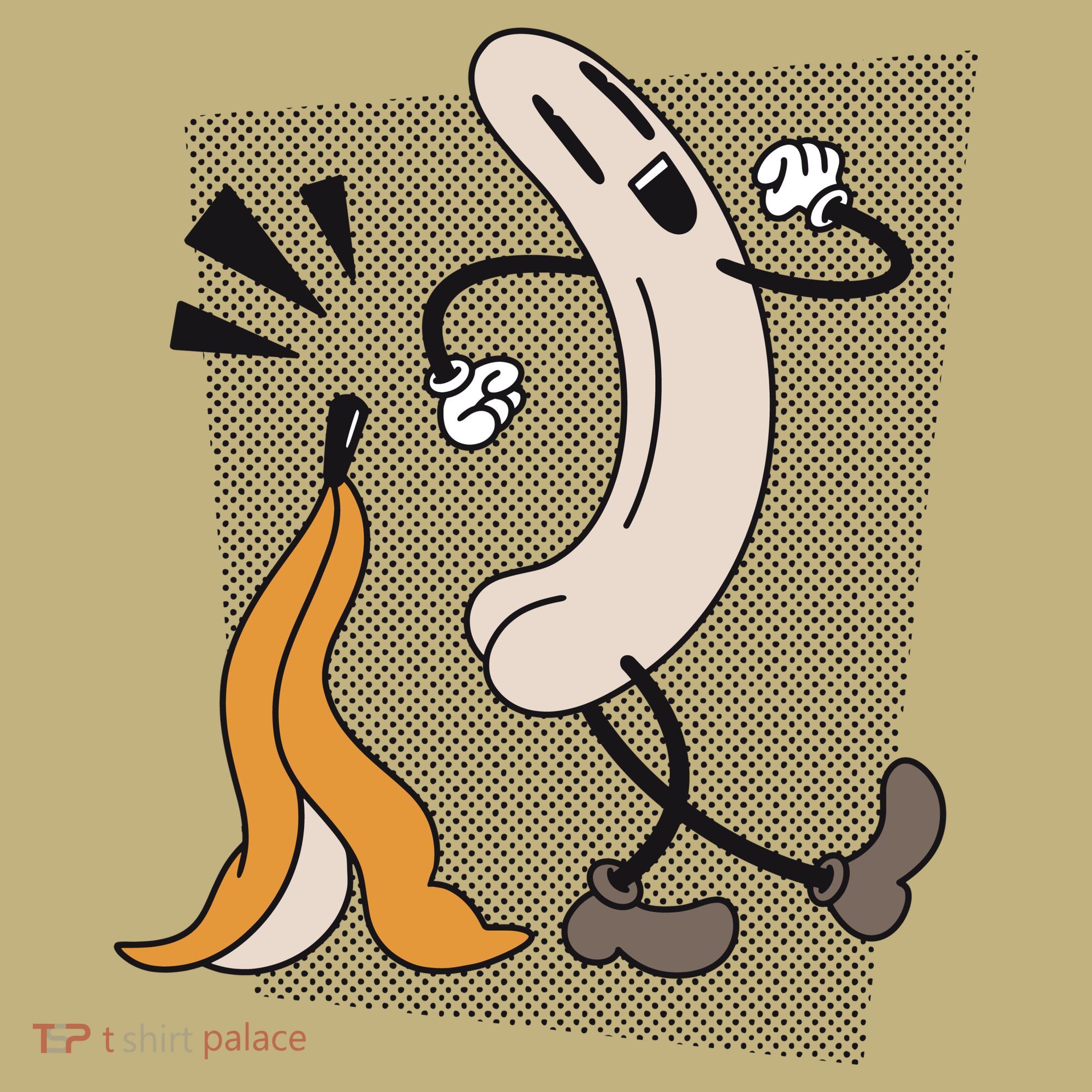 Funny Naked Banana Retro Cartoon 1 Sweatshirt