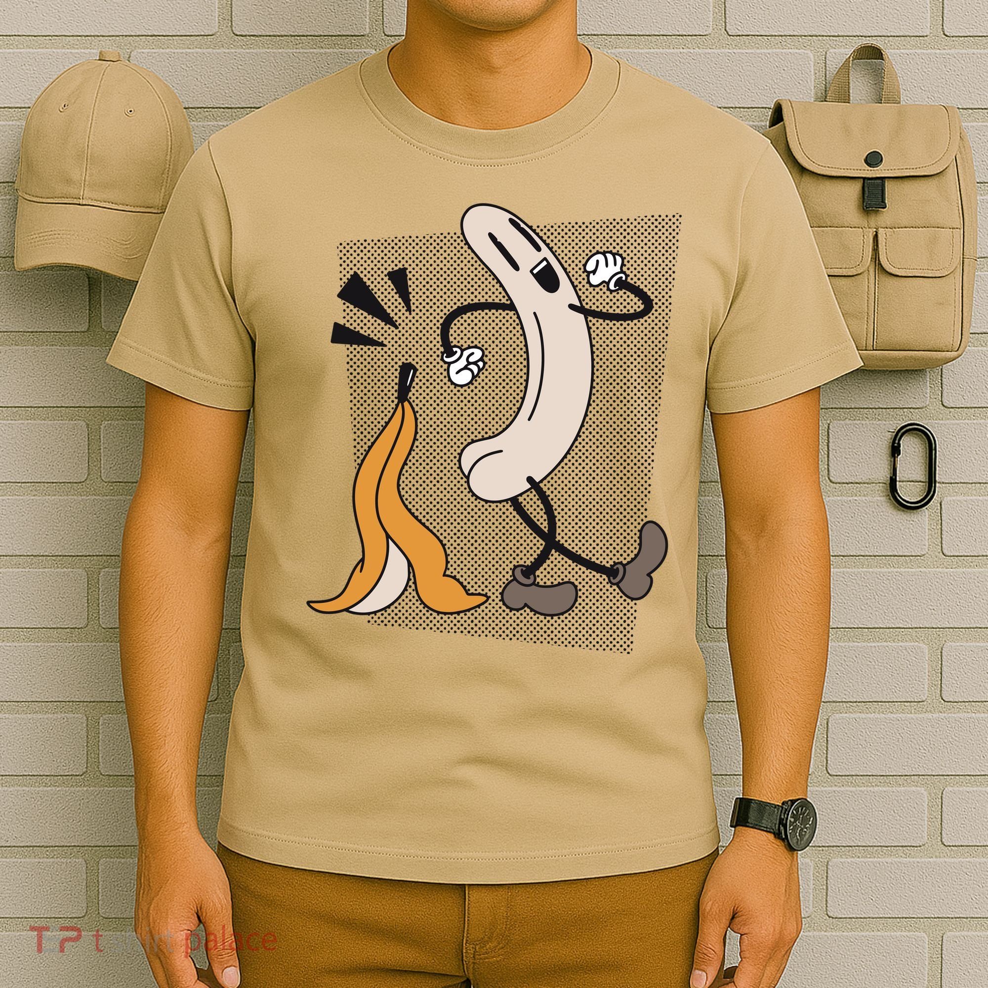 Funny Naked Banana Retro Cartoon 1 T-Shirt