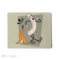 Funny Naked Banana Retro Cartoon 1 Mousepad thumb 0