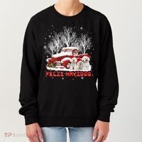 Feliz Navidog Bichon Frise Christmas Dog Lovers Feliz Navidad Women's Sweatshirt thumb 0