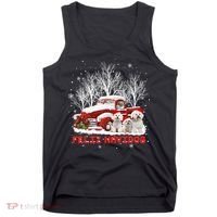 Feliz Navidog Bichon Frise Christmas Dog Lovers Feliz Navidad Tank Top thumb 0