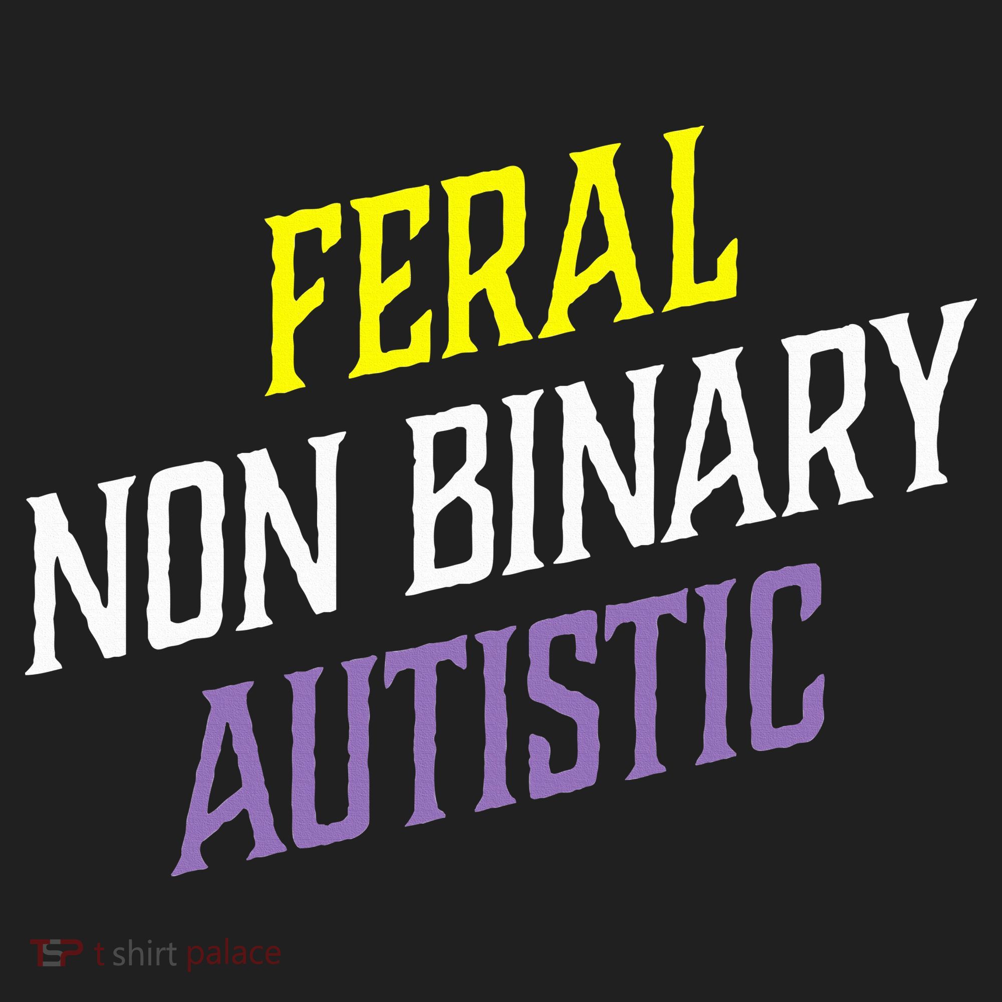 Feral Non Binary Autistic Meme Enby Pride Hat