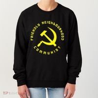 Friendly Neighbourhood Communist Funny Communism Women's Sweatshirt thumb 0