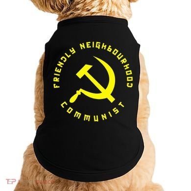 Friendly Neighbourhood Communist Funny Communism Doggie Tank
