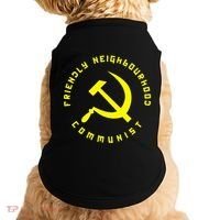 Friendly Neighbourhood Communist Funny Communism Doggie Tank thumb 0