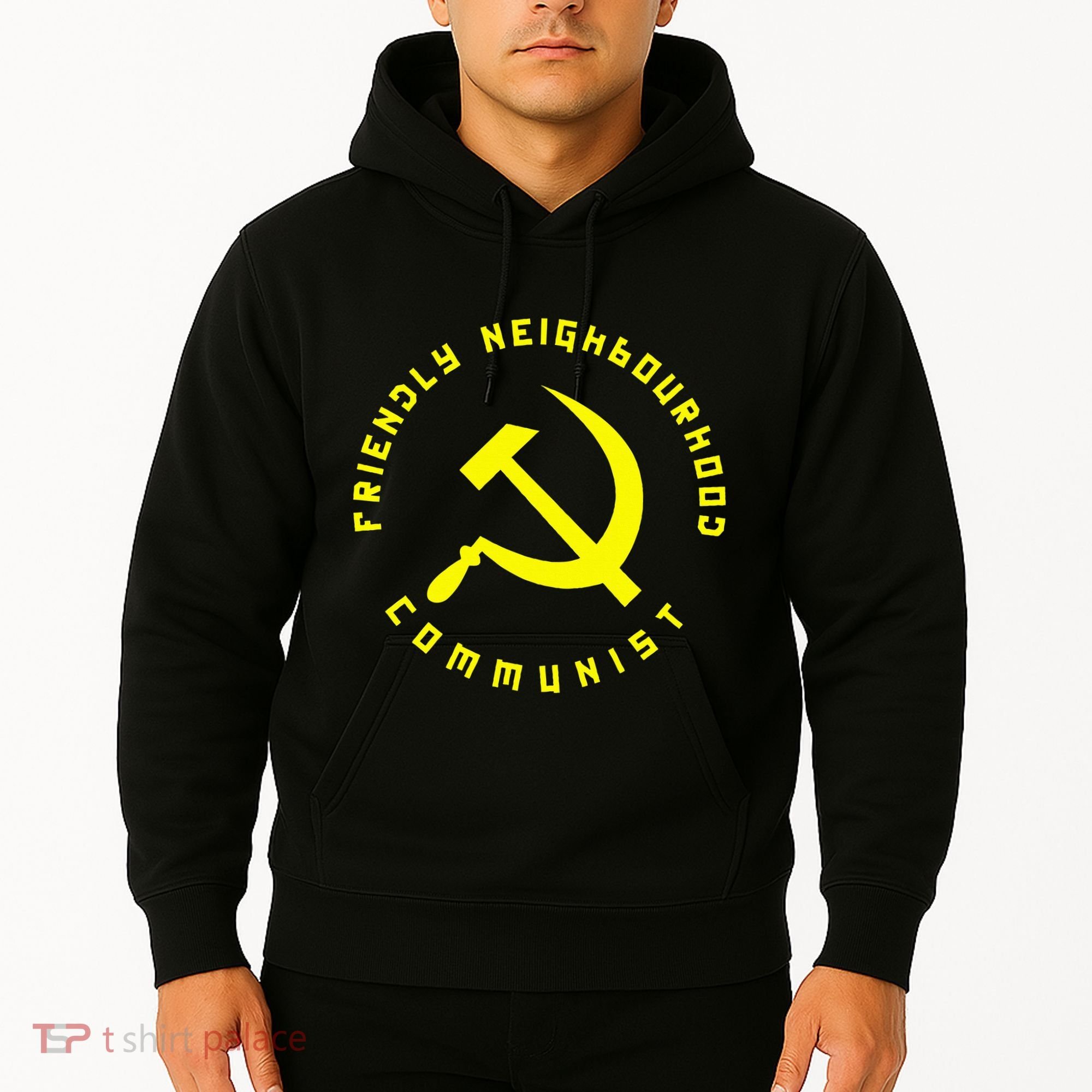Friendly Neighbourhood Communist Funny Communism Hoodie