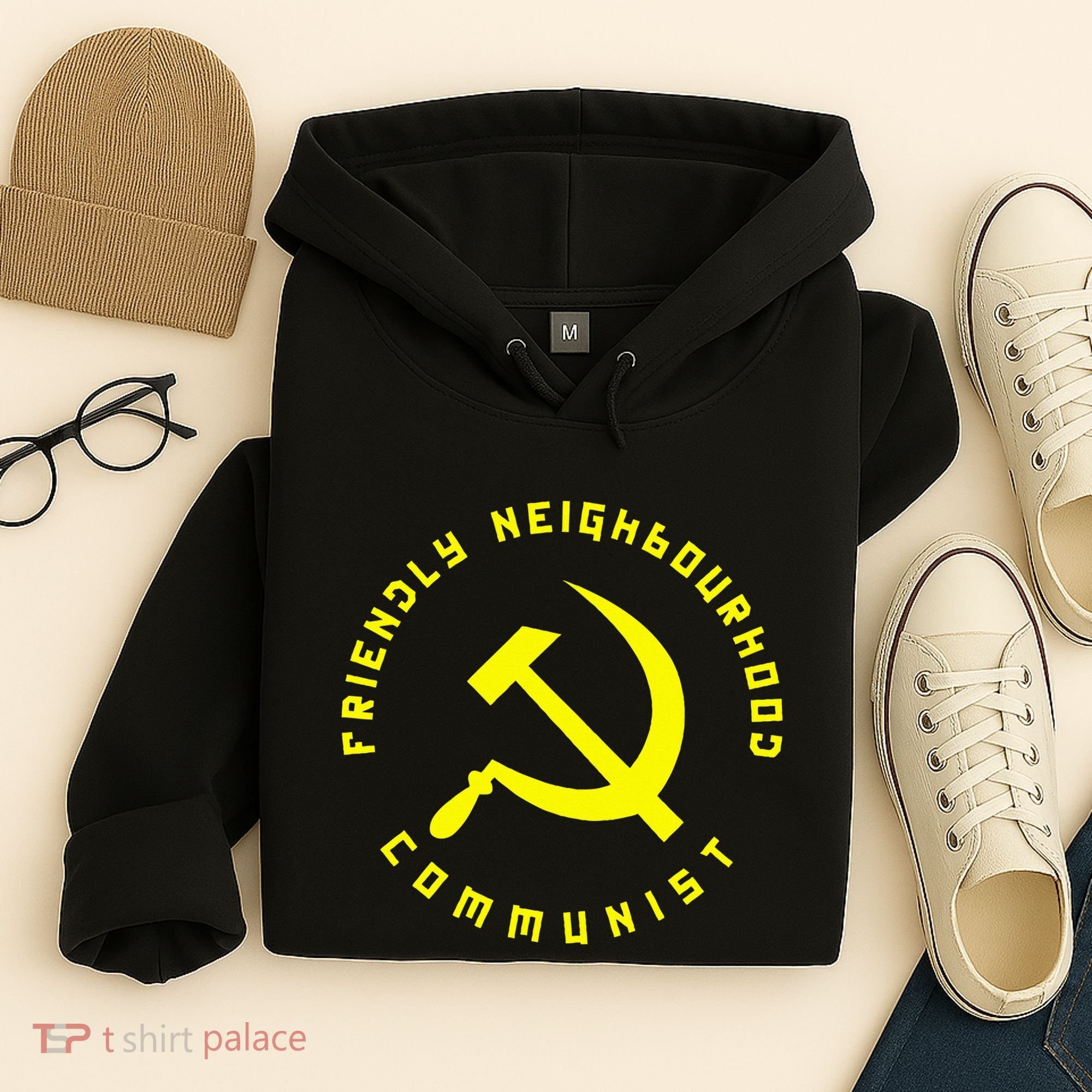 Friendly Neighbourhood Communist Funny Communism Hoodie