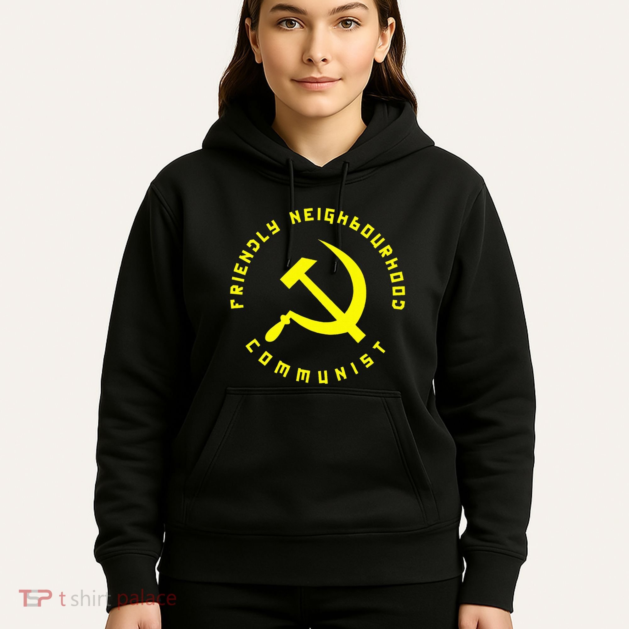 Friendly Neighbourhood Communist Funny Communism Hoodie