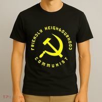 Friendly Neighbourhood Communist Funny Communism T-Shirt thumb 3