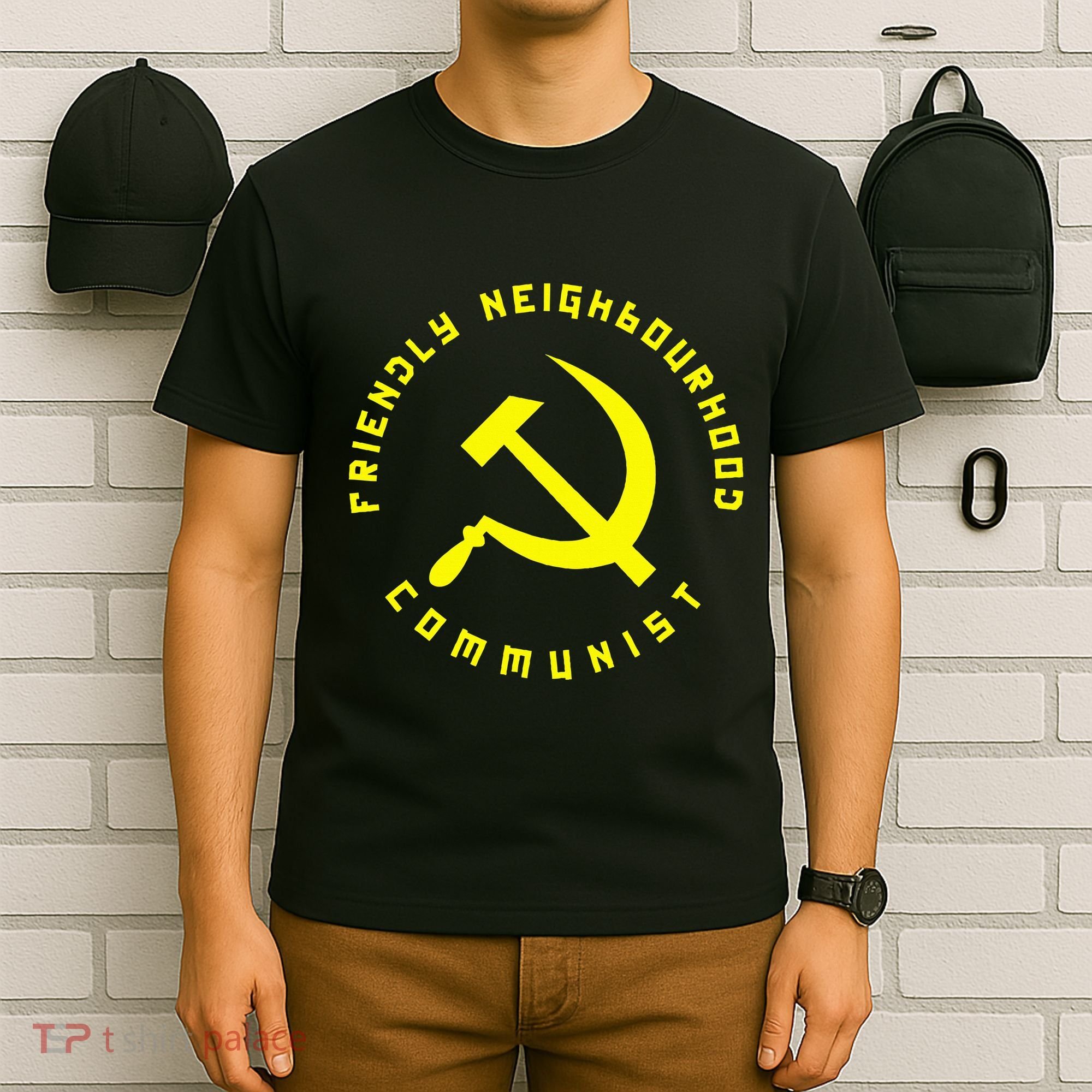 Friendly Neighbourhood Communist Funny Communism T-Shirt