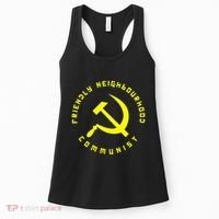 Friendly Neighbourhood Communist Funny Communism Women's Tank Top thumb 0