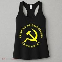 Friendly Neighbourhood Communist Funny Communism Women's Tank Top thumb 3