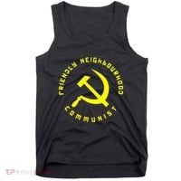 Friendly Neighbourhood Communist Funny Communism Tank Top thumb 0